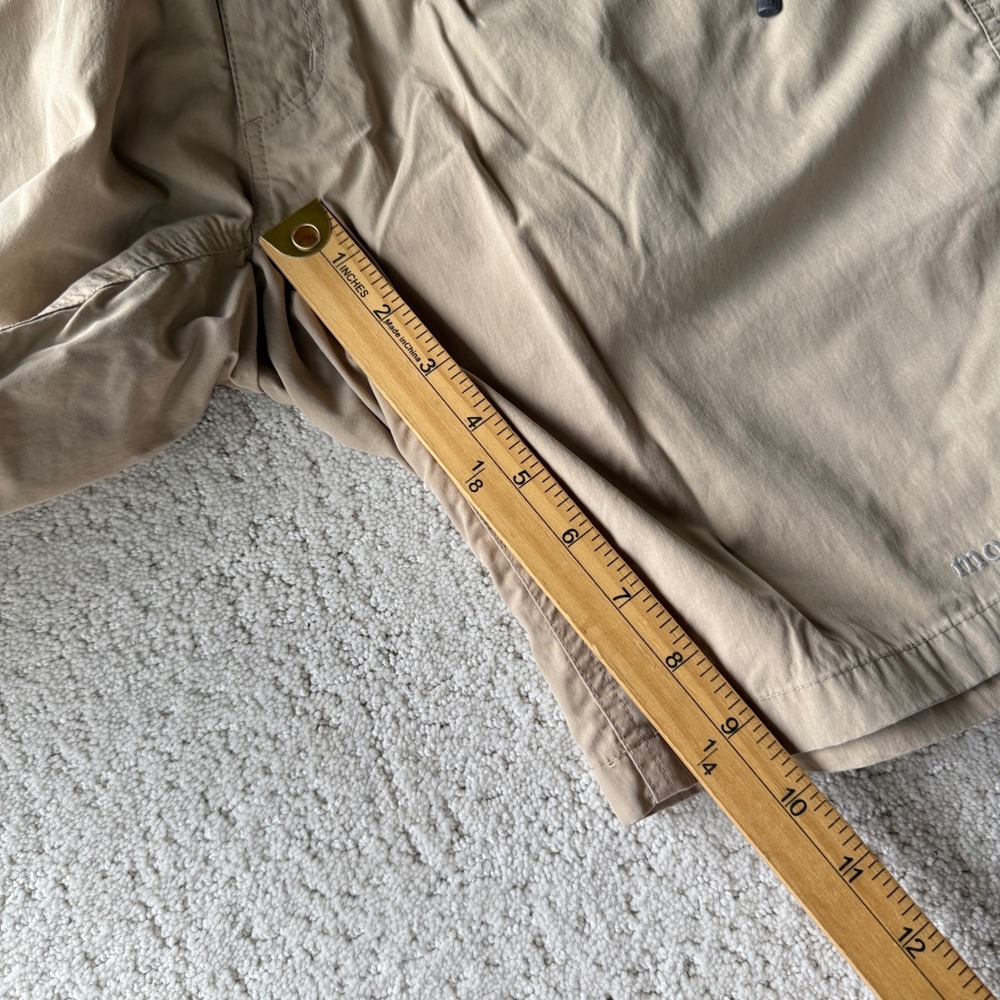 Montbell Hiking Shorts Mens Medium Tan Nylon Integrated Belt Gorpcore 11319 - Picture 10 of 14
